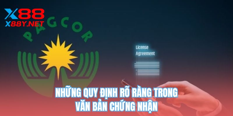 Những quy định rõ ràng trong văn bản chứng nhận